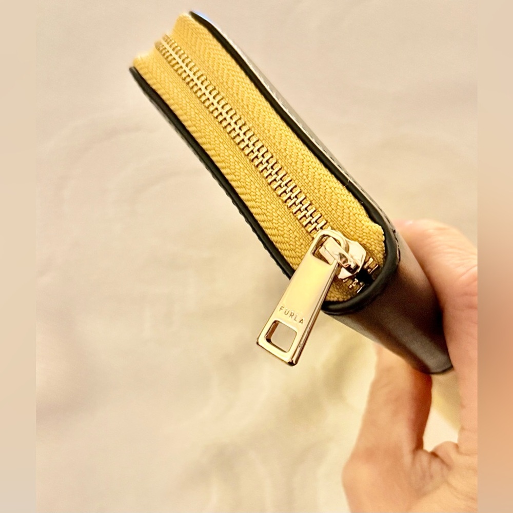 Furla Leather Colorblock Zip Wallet - Picture 4 of 8